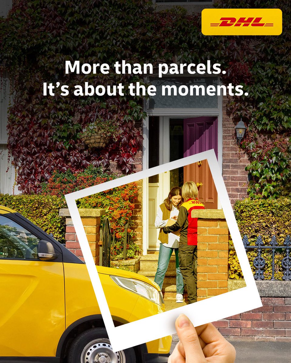 DHLExpressCH's tweet photo. Every shipment carries something more: a feeling, a connection, a moment.​
We’re here to deliver all of it, with care.

#DHLExpressSwitzerland #DHL #LogisticPartner #GlobalShipment https://t.co/Qk2akj3fKN