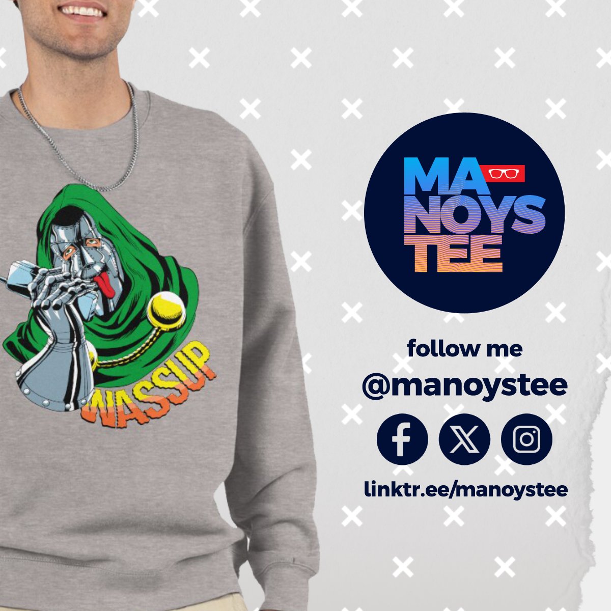 manoystee's tweet photo. "Wassup Doctor" now on @redbubble 
get it here: https://t.co/oR3nyEJMUt

#drdoom #wassup #parody #scarymovie https://t.co/ik80JWVZwx