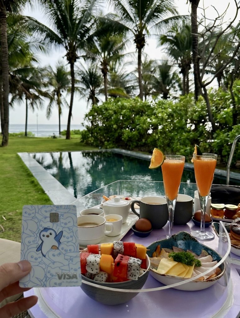 CongThuat12's tweet photo. Perfect breakfast, perfect view, and the perfect companion. ๐ฅ๐ณ Spending smart with @KASTxyz to make every trip a journey of pure enjoyment. Real-world Web3 utility at its finest.
#Kast #KASTxyz #VisaInfinite #Stablecoin #Cashback #LuxuryLifestyle #TravelWithKast #Web3Utility @Coleta_Cripto