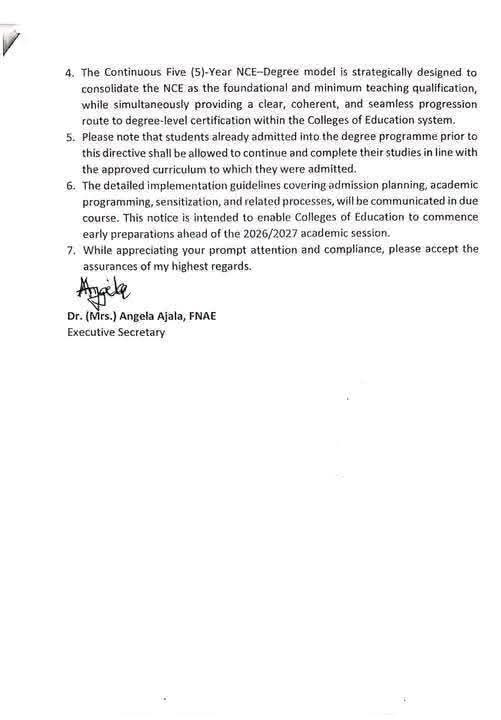 impressaid_'s tweet photo. Congratulations to NCE students nationwide on the new 5-Year NCE–Degree Programme approved by the National Commission for Colleges of Education
A big step toward strengthening teacher education and creating more opportunities for students across Nigeria.
#ImpressAid #NCEToDegree https://t.co/XuaPOmde4h
