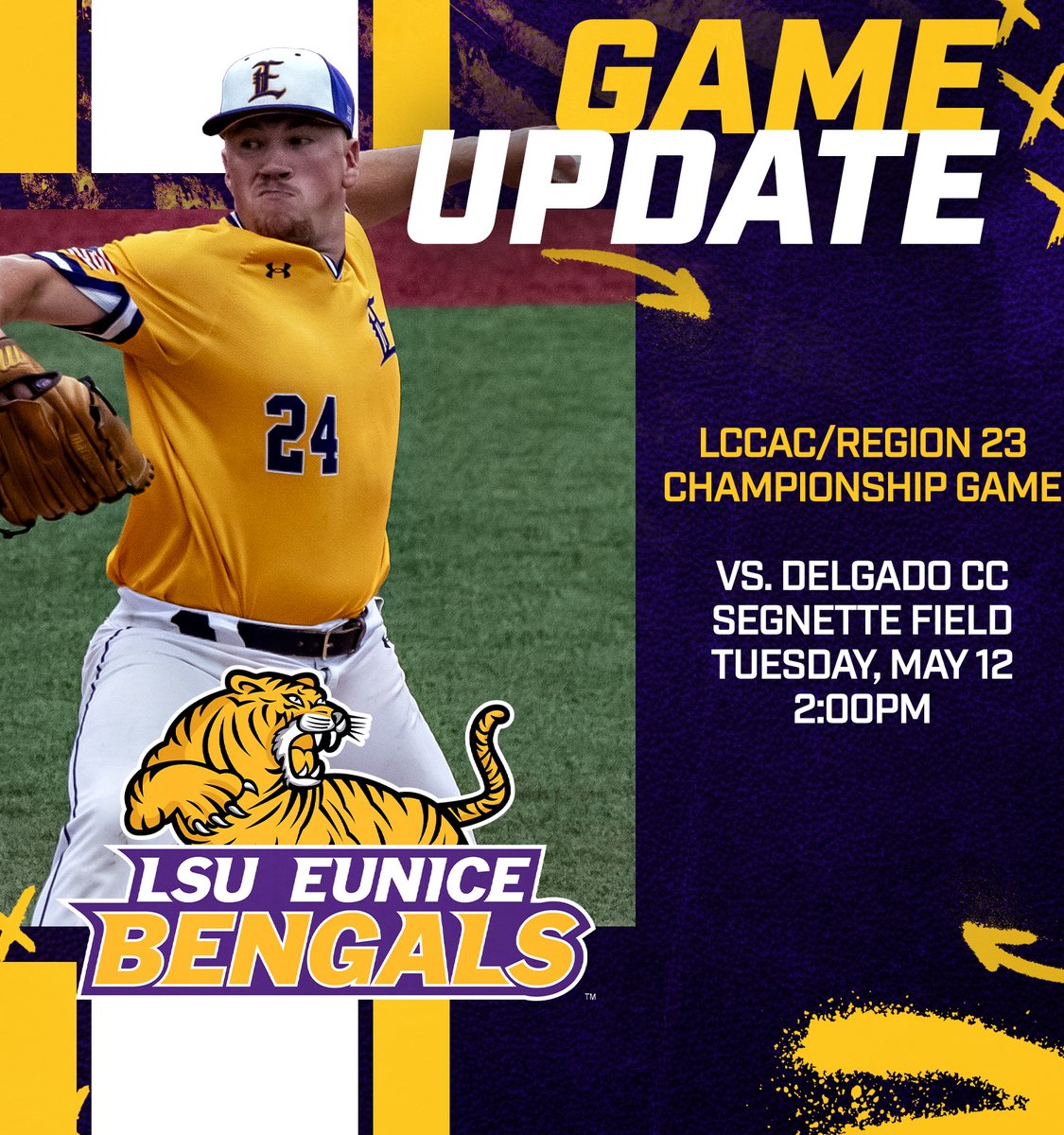 LSUE Baseball tweet media