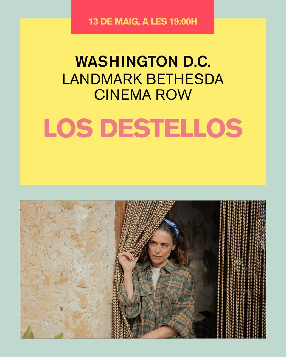 CicleGaudi's tweet photo. Cicle Gaudí Internacional 🎬🌎

✈️ Aquest mes, 'Molt lluny', de Gerard Oms, i 'Los destellos', de Pilar Palomero, creuen fronteres com a films protagonistes al Cicle Gaudí Internacional.

📽️ Aquestes són les dues primeres projeccions del mes. https://t.co/0lkD5IHNfd