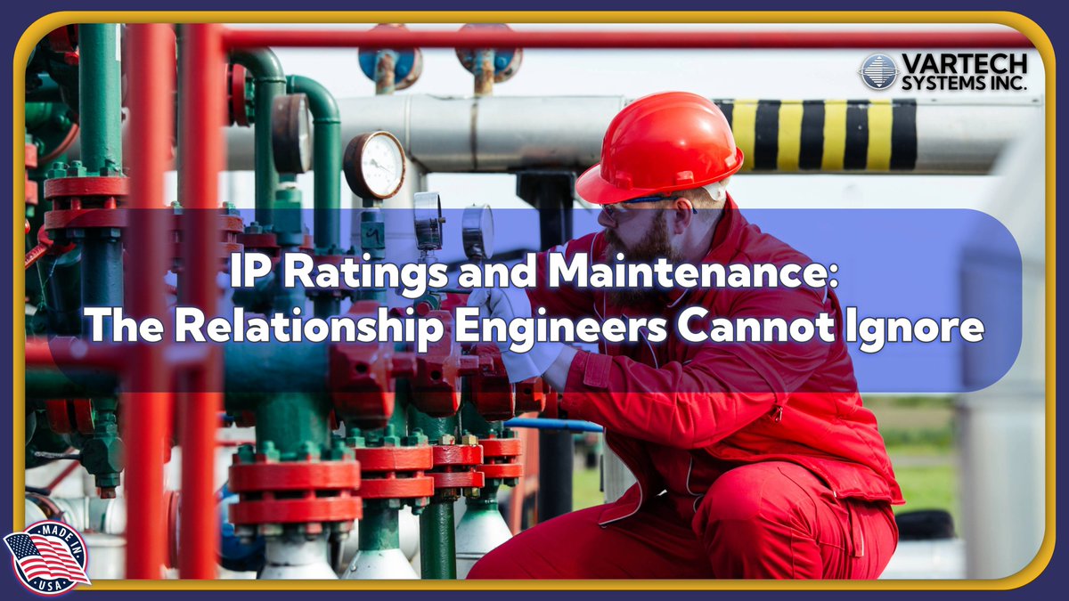 VartechSystems's tweet photo. Ingress Protection ratings do more than define resistance to dust and water. 

They directly influence how often industrial systems require cleaning, inspection, repair, and unplanned maintenance. 

https://t.co/uoF0XLhjUP https://t.co/AYyGEcjgKz