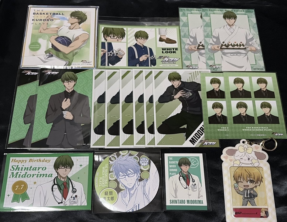 譲渡 ┆͓̽ 黒子のバスケ 黒バス グッズ ♡譲♡ 緑間真太郎 ♡求♡ 画像