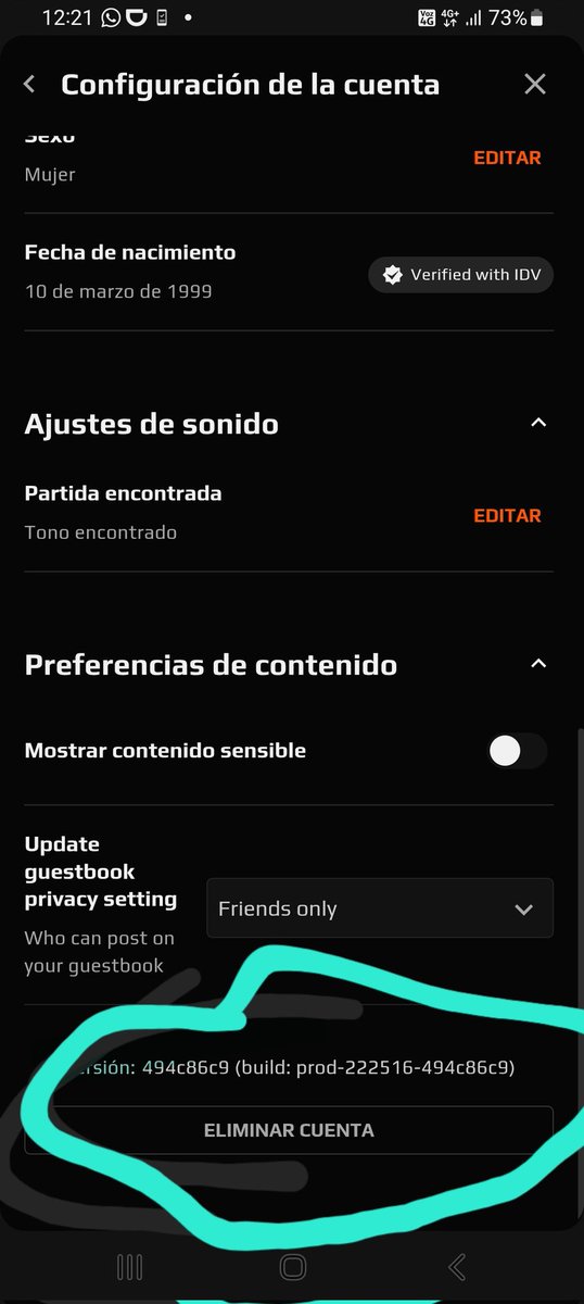 asmodeus____'s tweet photo. @MrQuentoo @FACEIT_Darwin Una pregunta amigo, con desactivar te refieres a esa opción marcada? Porque yo hice eso y me dijeron que es imposible de recuperar y la verdad me gustaría recuperar mi cuenta https://t.co/qfdxz8sTcj
