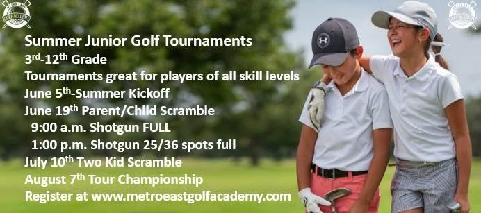MEgolfacademy's tweet photo. Junior golf tournaments at Yorktown Golf Course. Great for kids of all skill levels. https://t.co/wW9SFnj084