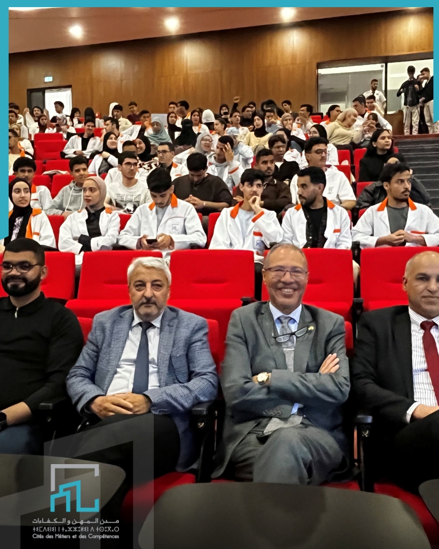 CMC_Officiel's tweet photo. La CMC Souss-Massa a organisé le 16 avril 2026 la conférence « Innovation Digitale &amp; Perspective », initiative du Pôle Digital et Intelligence Artificielle.
#CMC #OFPPT #formation_professionnelle #digital #IA #Agadir https://t.co/eSG4OD09ZS