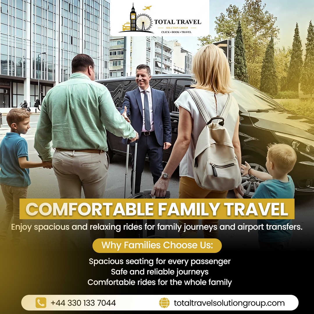 TTS_Group's tweet photo. Comfortable journeys for the whole family 👨‍👩‍👧‍👦🚘
Travel together with spacious seating, reliable service, and stress-free airport transfers designed for family comfort. ✨

Because family trips should be smooth from start to finish.
#FamilyTravel #AirportTransfer #ComfortableRide https://t.co/dfaeM8e3Eo