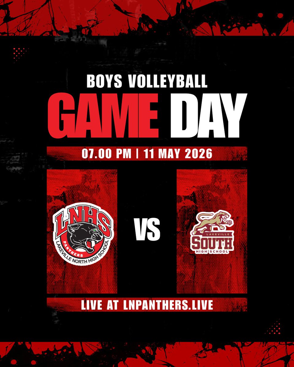LnPanthers_live's tweet photo. Volleyball tonight at 7 PM 🏐 Panthers vs Cougars. Watch live: https://t.co/SkP7Akz1aR

#LakevilleNorth #MNHighSchool #Volleyball https://t.co/PfoHv6BQP9