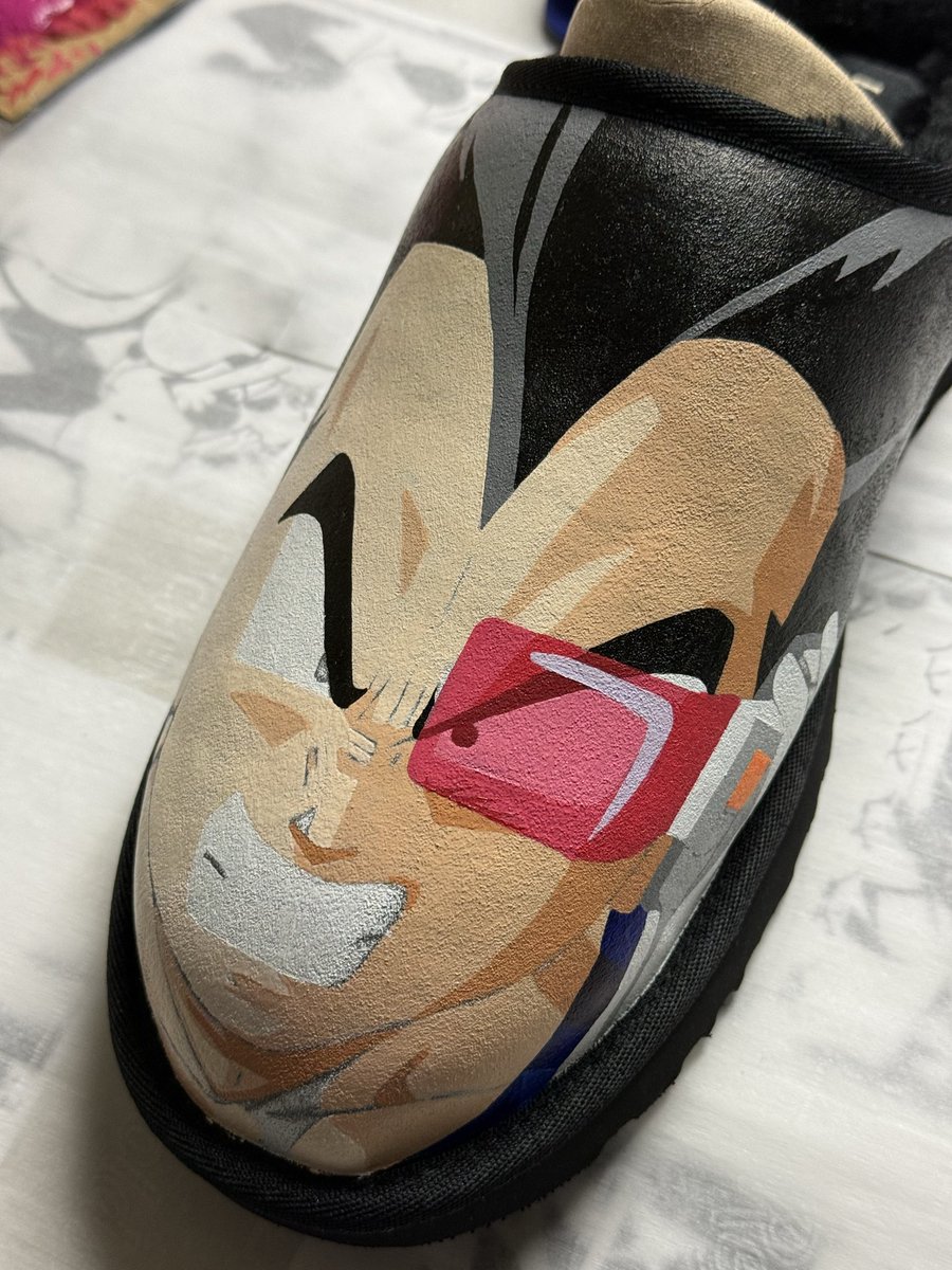4arcs4's tweet photo. WIP Vegeta @UGG https://t.co/78vlG1c3Ak