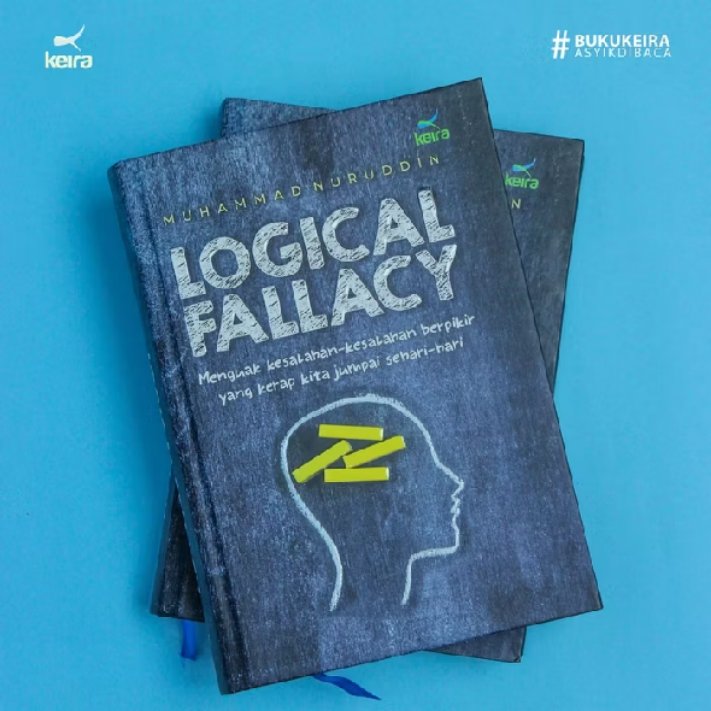 tasoriofficial's tweet photo. Kita sering kali terjebak dalam kekeliruan berpikir setiap hari, makanya saya saranin baca buku ini. https://t.co/psX6QWHaIF
