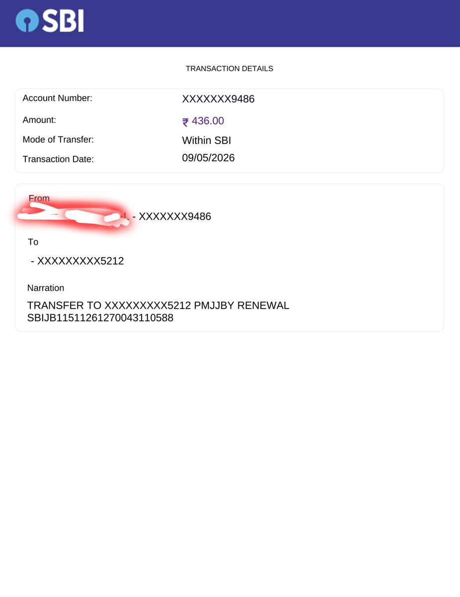 RJ0298's tweet photo. I never given consent, neither I applied for this yojna, still @TheOfficialSBI is deducting the balance for such bogus scheme every year. Complained two times earlier though they renewed it without my consent after pausing for one year  @RBI https://t.co/sgBCTIqyoq