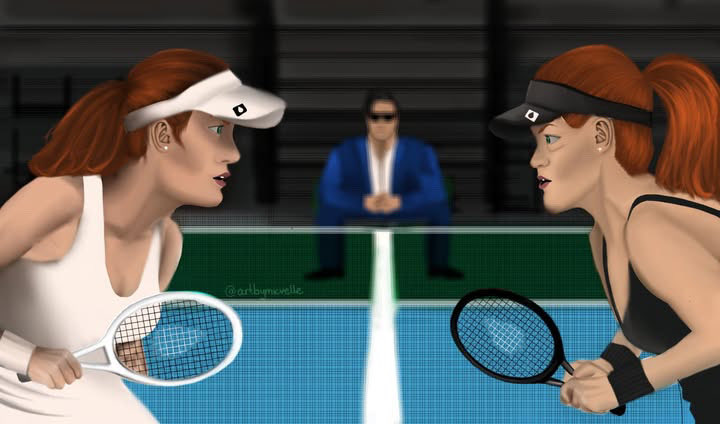 artbymicvelle's tweet photo. MARK HELLY WEEK DAY 2 (sports)
Helly R. VS. Helena E. Two Redheads, who know exactly what they want. Two Rivals. But only one is winning the Heart of Mark. Who's gonna win this Match?
#markhellyweek2026 #severance #hellyr #appletv https://t.co/2zMGVjkW98