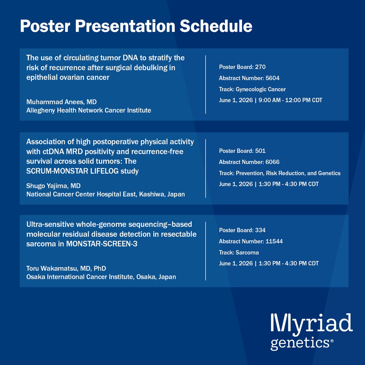 Myriad Genetics tweet media