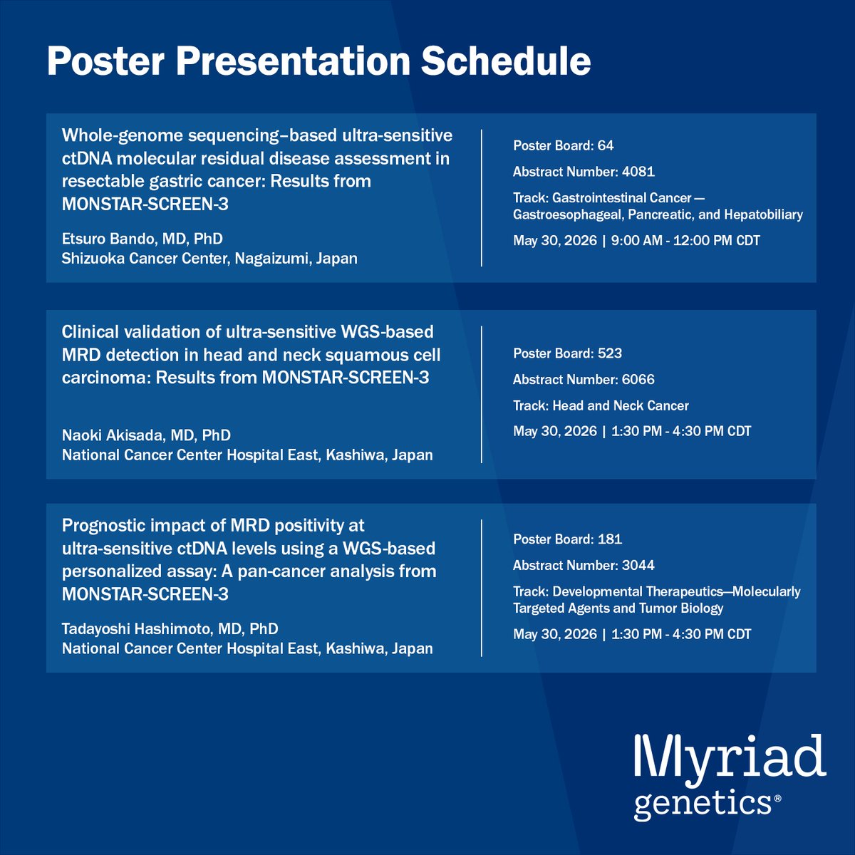 Myriad Genetics tweet media