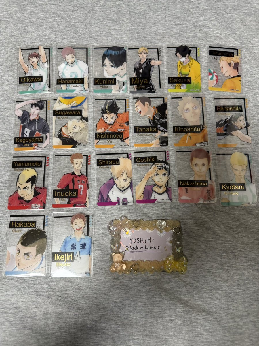 譲渡】ハイキュー‼︎ クリアカード ぱしゃこれ スナップマイド 特典