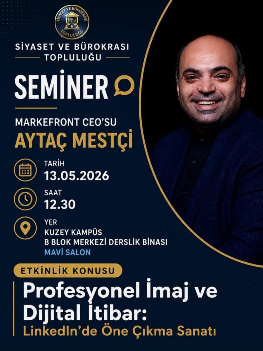 aytacmestci's tweet photo. 🚀 LinkedIn ile Profesyonel İmajınızı Geleceğe Hazırlayın

#LinkedIn; profesyonel karakterimizin şekillendiği, her etkileşimle yeni bir hikaye yazdığımız, yaşayan bir mecra haline geldi. Bu dinamik yapıda attığımız her adım, aslında dijital dünyadaki kalıcı imzamızı oluşturuyor. https://t.co/7iPjLhuKIq