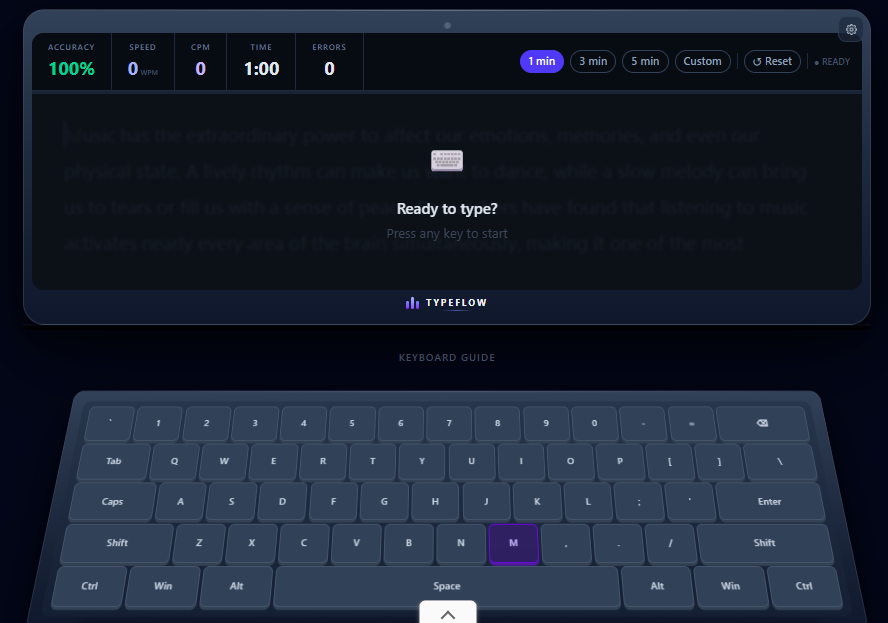 CriminalTweetsX's tweet photo. Level up your typing speed with TypeFlow ⚡

Test your WPM, improve accuracy, and practice with a smooth typing experience.

Try it now: Free Typing Speed Test – WPM Test Online https://t.co/S0SfWRMieU