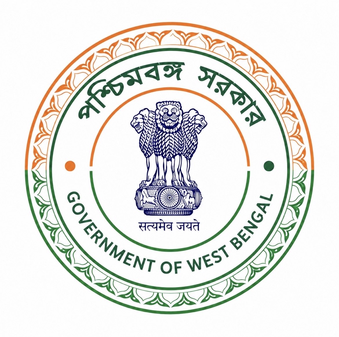 Tintinsuz's tweet photo. Proposed Logo for West Bengal 
@BJP4Bengal @SuvenduWB https://t.co/0oRZv1S1RO