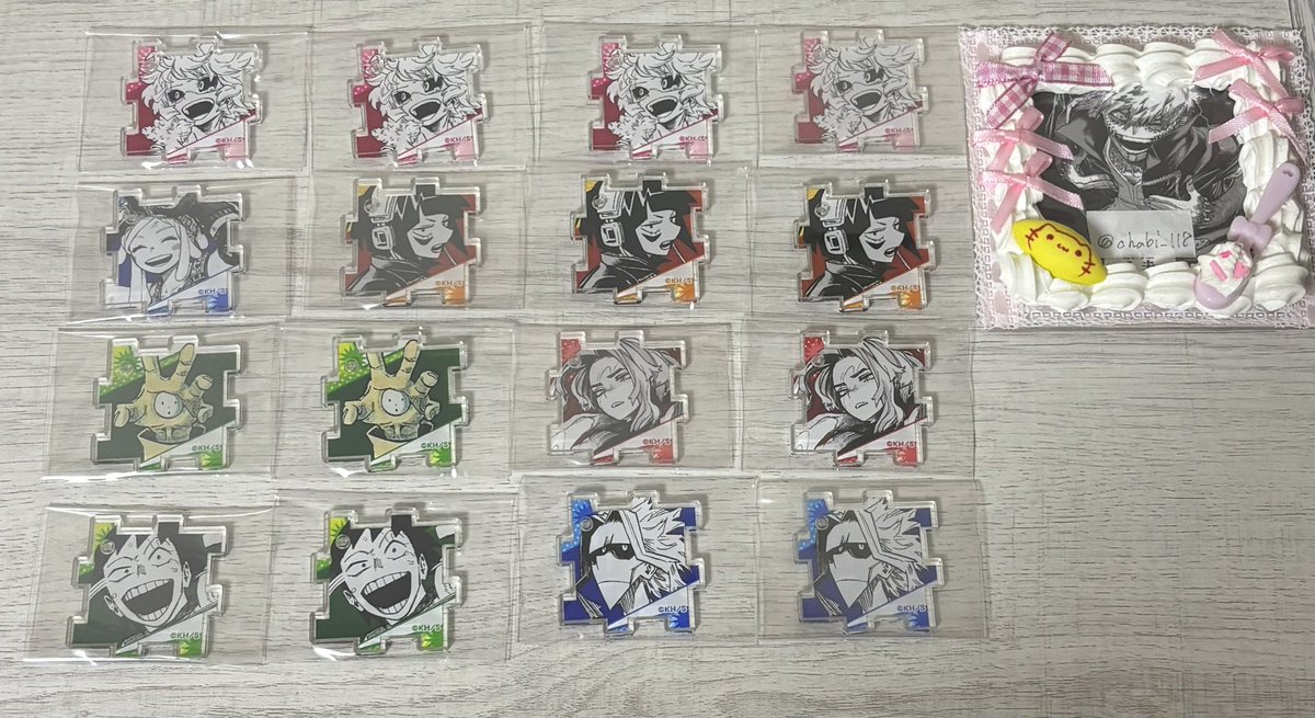 chabi_118's tweet photo. 交換 僕のヒーローアカデミア ヒロアカ 原画展 アクリルパズル 

譲￤画像参照

求￤同種荼毘

☆ご不快でなければ1枚目1段目以外比率違い可能
☆郵送

お気軽にお声掛けください(꙳ᴗˬᴗ)" https://t.co/gfUBT57Rtp