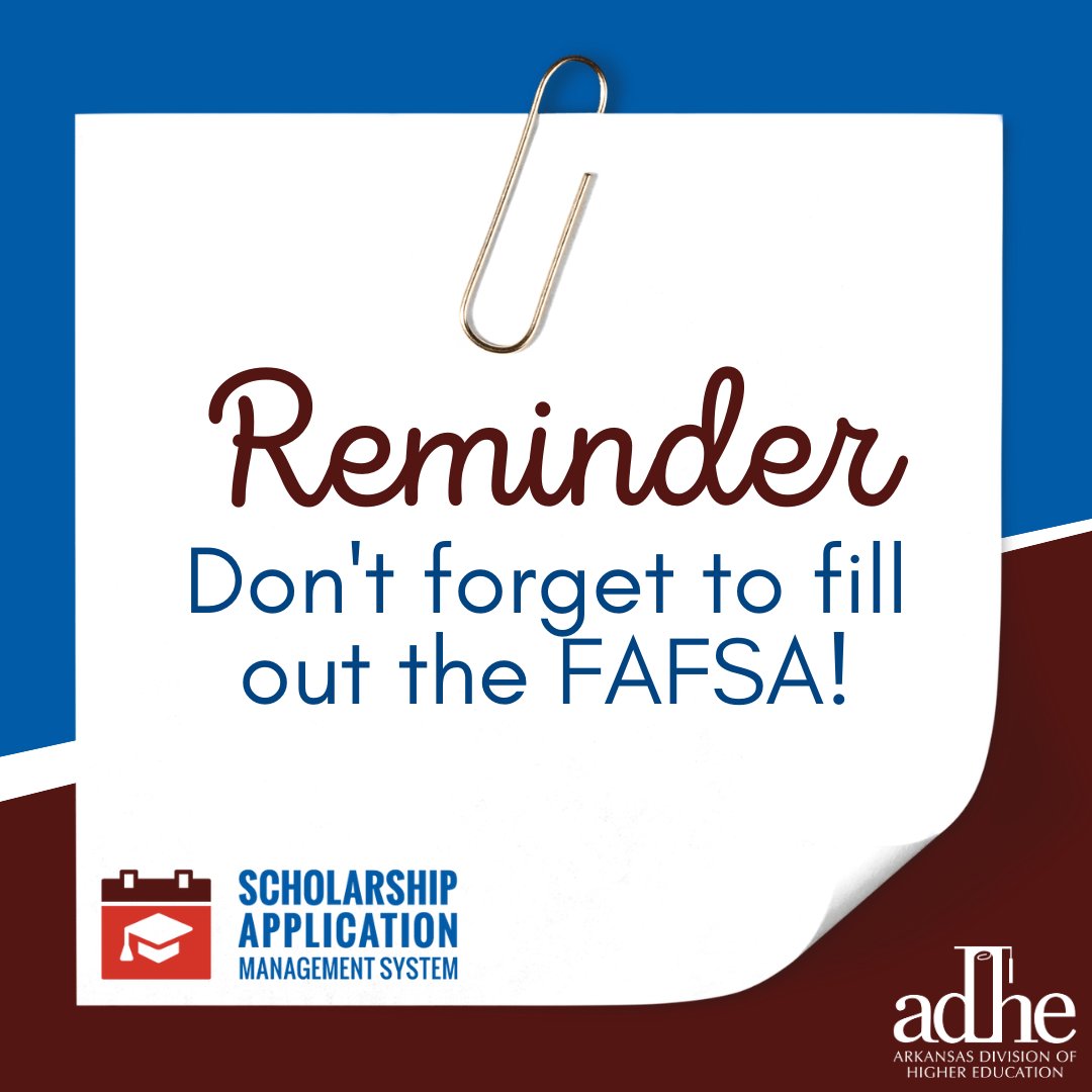 Arkansas Division of Higher Education tweet media