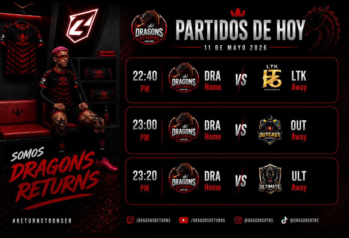 RedDragonsCf's tweet photo. ¡Retomamos el vuelo! 

🔸️@PLG_Spain 
🔹️@VPG_Spain 

#GoRedDragons 🐉 https://t.co/lM9VpxAO9A