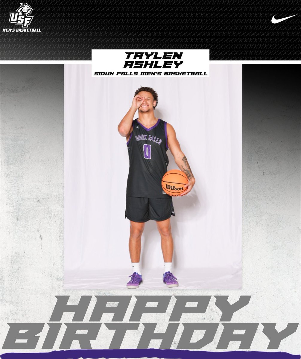 USFCougarsMBB's tweet photo. Happy birthday to @taashley13 

Hope you have a great one! 🎉🎊🎉🎊

#BleedPurp | #CooFalls https://t.co/I7PksdCbEi