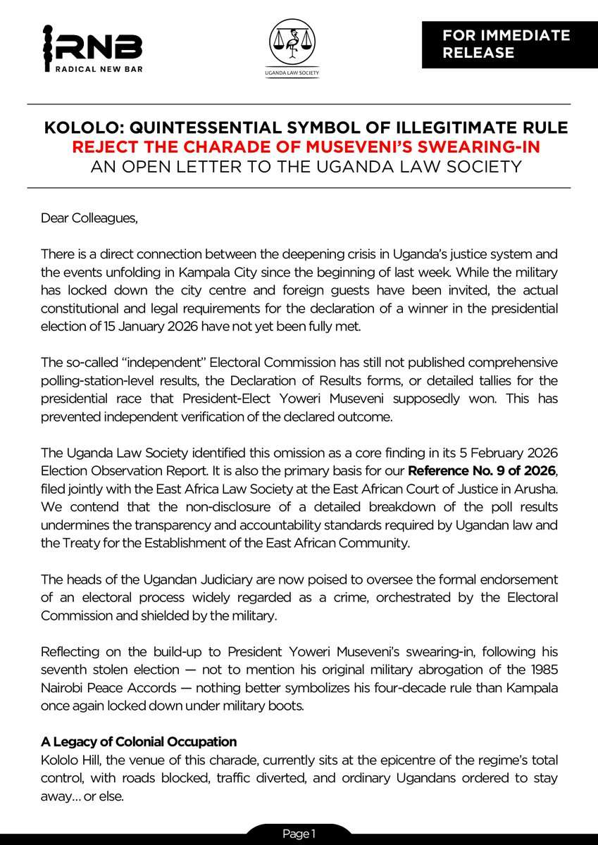 Uganda Law Society tweet media