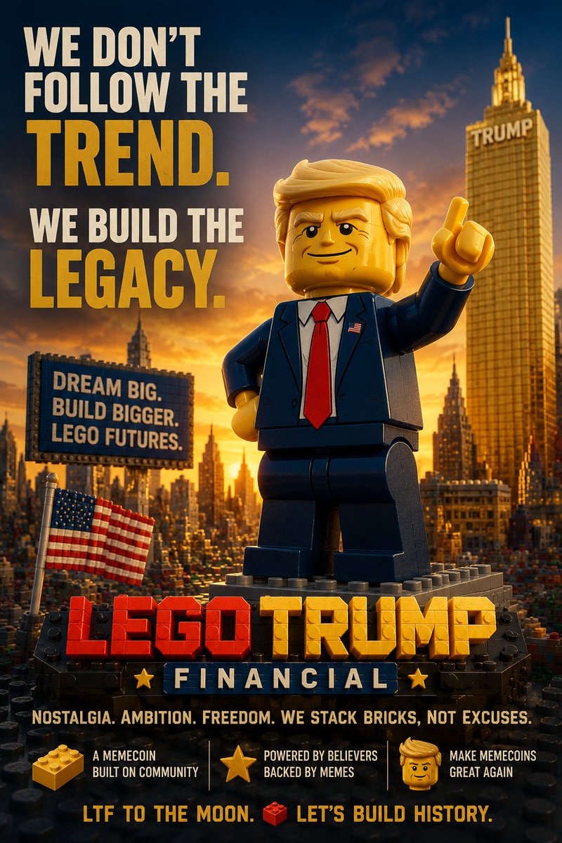 Lego Trump Financial tweet media