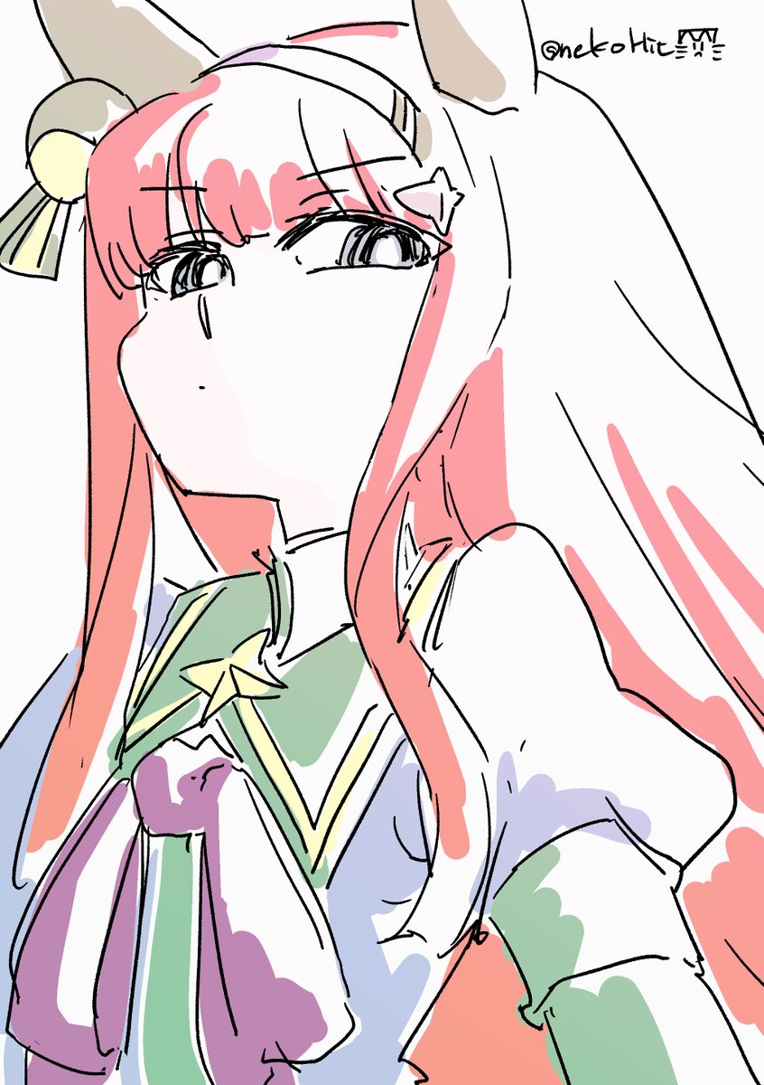 nekoHit's tweet photo. サイレンススズカ https://t.co/aXec69cWkJ