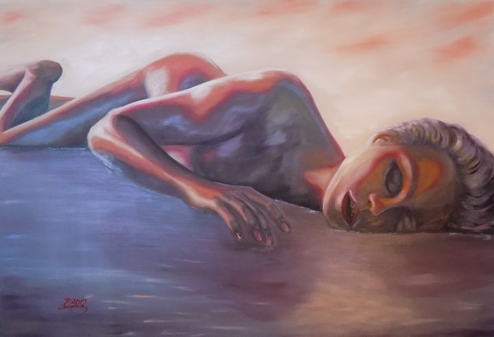 NickErcsei's tweet photo. Art of the Day! "Melted Dream - XL Oil Painting". Buy at: https://t.co/ABlnSTVJRg https://t.co/a4boWXTEKX