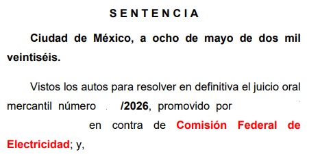 MtroNavarrete's tweet photo. Juez en la Ciudad de Mexica declara nulidad absoluta de ajuste a la facturación por la cantidad de $143,939.00 pesos https://t.co/xd8y8BBKJb
