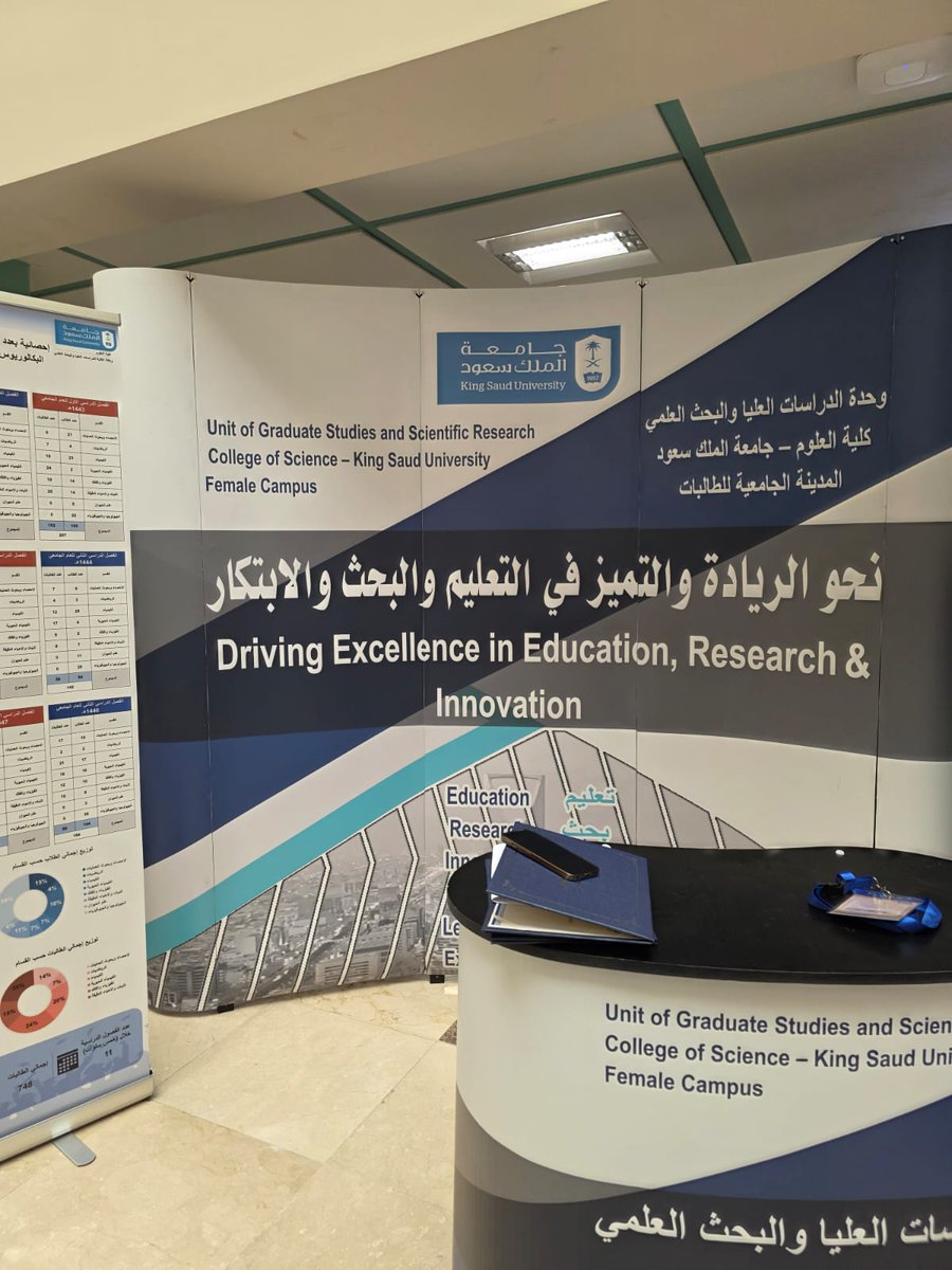 STEMIksa's tweet photo. 💫
بين دقة "النانو" وذكاء "الخوارزميات"هكذا تألقت طالبات كلية العلوم! @CSCIENCE_KSU 
في جولة وحدة #ابتكار_تقنيات_العلوم_STEM، استعرضنا مشاريع تخرج تجاوزت التوقعات،حيث اجتمعت الرياضيات البحتة مع أحدث التقنيات لتقديم أبحاث نوعية ومبتكرة💻🔬
جيل واعد يمتلك أدوات التميز والابتكار 👏🏻 https://t.co/wInZSHK5pt