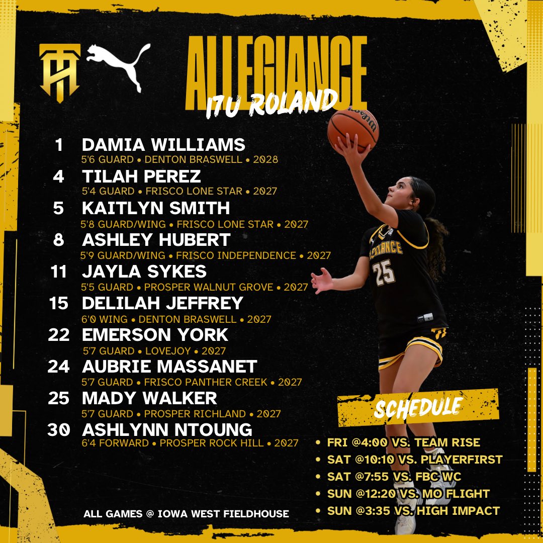 allegiancegbb's tweet photo. 📍Omaha, NE
📆 May 15-17
@PRO16G https://t.co/iQKKsWV0sJ
