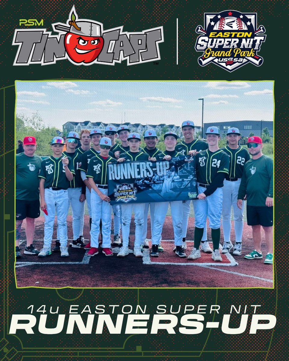 PSMTinCaps's tweet photo. WHAT. A. WEEKEND ‼️⚾️🍎

12u’s took home the title, while 13s and 14s competed until the very end. Proud of our boys, major strides in tournament weekend 2. Back to work! 📈⚾️

Let’s Go, Caps! https://t.co/n1z6IMPelv