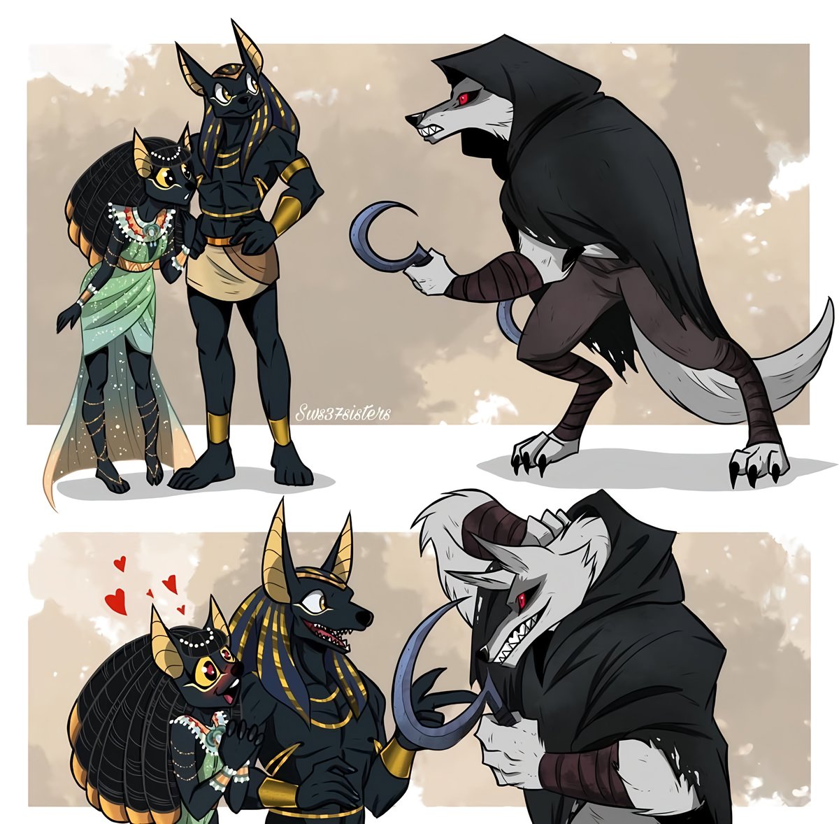 Bastet, Anubis and Death?