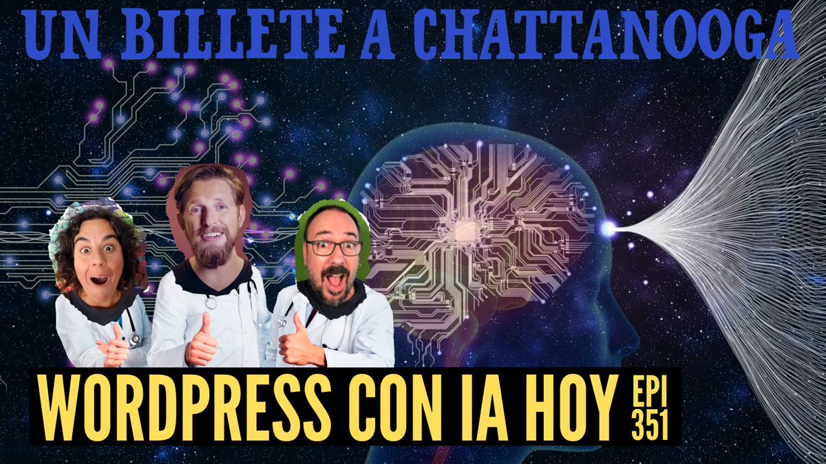 pablomoratinos's tweet photo. Esta tarde en el 🚂 de #UBAC hacemos un State of the Art de la IA en #WordPress. ¿Qué es lo que más mola actualmente? ¿Qué estamos usando de verdad profesionalmente?
@acirujano dice que deberíamos incluir una sección semanal sobre esto ¿Qué opinas? ¿Para 10 programas que nos quedan merece la pena crear una nueva sección? 🤔