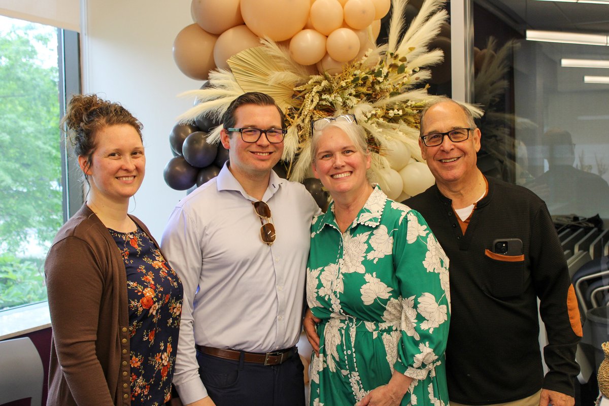 PurdueECE's tweet photo. Purdue ECE closed out the semester with a celebration and a special retirement sendoff for Karen Jurss. Thank you, Karen, for your decades of service to Purdue and Purdue ECE!

Join us in congratulating Karen on her retirement.

More photos: https://t.co/rf3iflJaOR https://t.co/pq8J54Ok1O