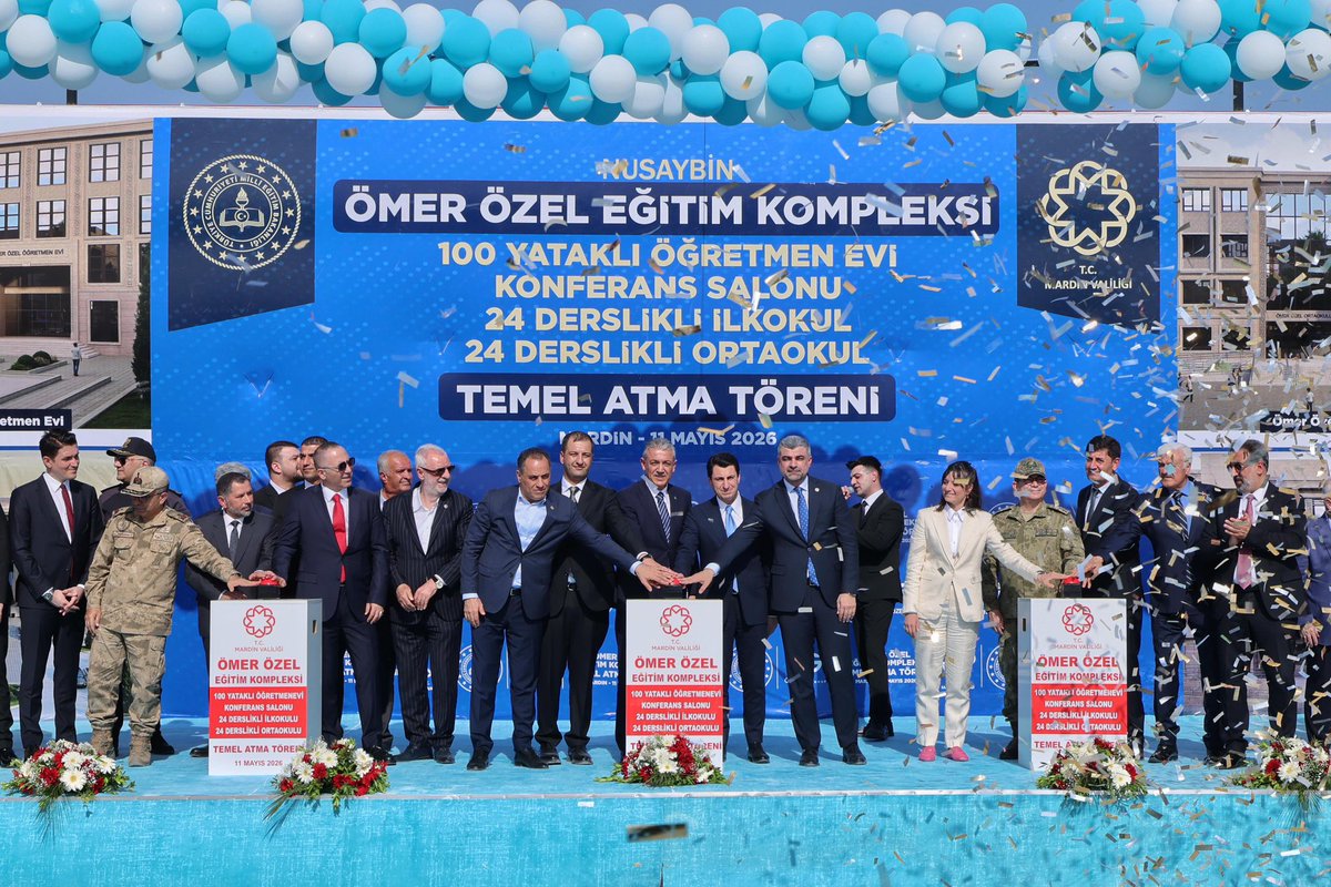 Mardin_Valiligi's tweet photo. 📌Nusaybin | Ömer Özel Eğitim Kompleksi Temel Atma Töreni https://t.co/D3zVcwYaPM