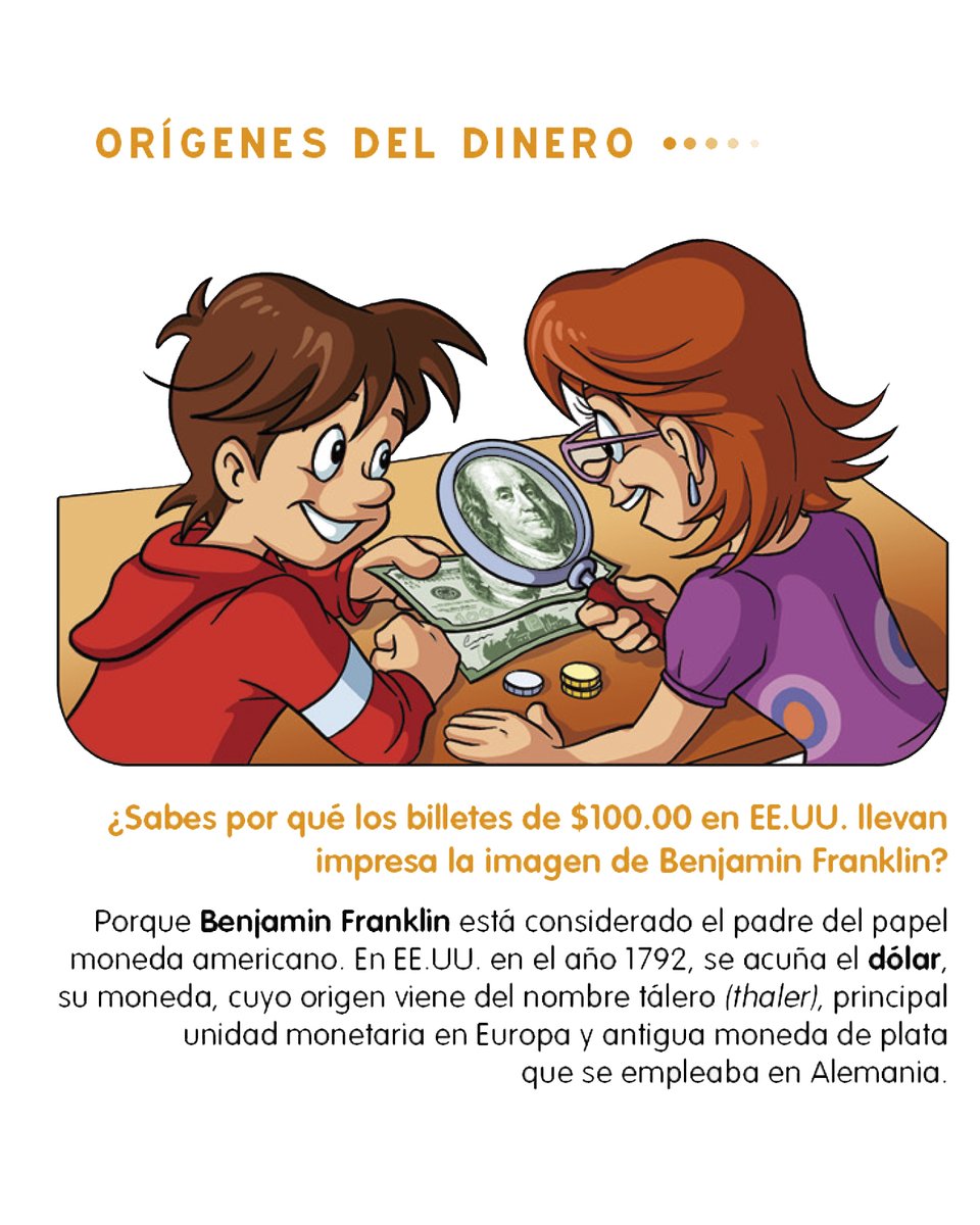 Fundacion_MJS's tweet photo. 💵📚 ¿Sabías que los billetes de 100 dólares llevan la imagen de Benjamin Franklin porque está considerado uno de los padres del papel moneda americano? 🇺🇸

Porque conocer el pasado nos ayuda a comprender mucho mejor la economía del presente. 📈

#EducacionFinanciera #EFB https://t.co/vDdN9Keshs