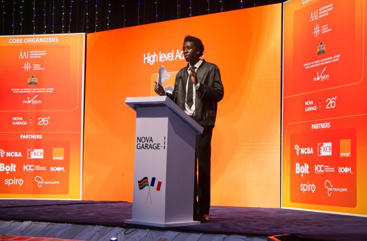 honkabogo's tweet photo. Kenya remains committed to strengthening its position as a regional technology and innovation hub through continued investment in digital infrastructure, connectivity, entrepreneurship and policy reforms. 

This afternoon, I had the honour of addressing delegates and participants at the Nova Garage Summit , a side event of the Africa Forward Summit in Nairobi, that aimes to connect 15+ young tech founders (under 35) with investors and policymakers to boost African startups. 

The forum which offered an opportunity for founders and emerging enterprises from Kenya, Nigeria, Senegal, Egypt, Ghana and across the continent presented practical solutions in digital finance, healthcare, cybersecurity, climate technology, mobility, agriculture and artificial intelligence.

These enterprises are not only creating jobs and unlocking new market opportunities, but are also demonstrating Africa’s growing capacity to develop globally competitive digital solutions that can shape the future of the continent’s digital economy.

In attendance were, French Ambassador for Digital Affairs and (AI), Ms Clara Chappaz; PS for Culture, Arts and Heritage, Ms Ummi Bashir; CEO of Orange Group, Ms Christel Heydemann; Director General, Kenya Development Corporation, Ms Norah Ratemo; CEOs of relevant corporation, representatives from State Department for Science, Research and Innovation among other key players.