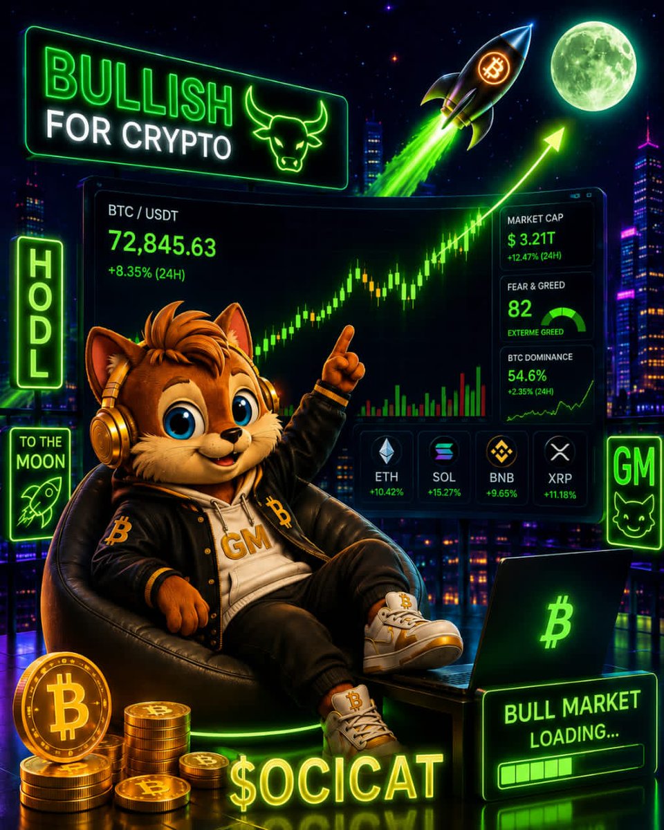 LikiBenny's tweet photo. If you're not enthusiastic and shilling $OCICAT Token everywhere, you're fake!

This project will only prosper true believers of this vision. 

Its time for a shift!

CA: 0xE53D384Cf33294C1882227ae4f90D64cF2a5dB70 https://t.co/XKjLvDxSik