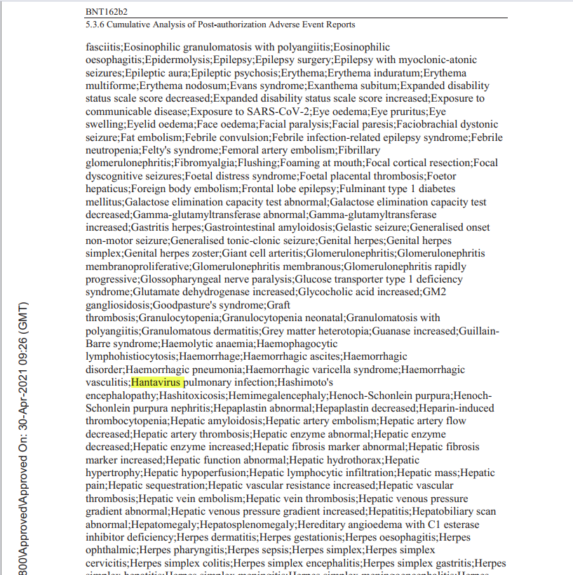 verif_TF1LCI's tweet photo. Cette liste devenue virale démontrerait que l'hantavirus a été désigné comme un "effet secondaire du vaccin Pfizer" utilisé contre le Covid-19. 💉

D'où vient ce "document confidentiel" ? Que révèle-t-il réellement ? @felicia_sidx a vérifié : https://t.co/LXeVSweS8y https://t.co/CbVLrwsQWk