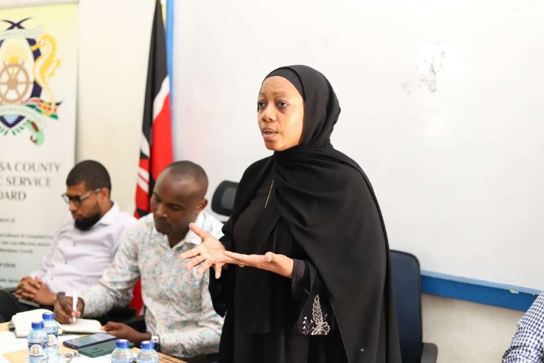 mcpsb001's tweet photo. The Mombasa County Public Service Board, in partnership with the Department of Transport &amp; Infrastructure, today welcomed a new cohort of interns during an orientation training at Inspectorate HQ, Tudor. https://t.co/M8upk8zblk