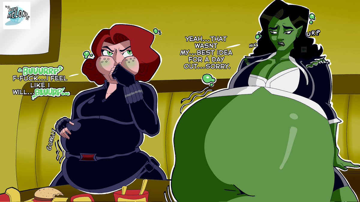 OnikaEast's tweet photo. Black widow never ever trusting on she-hulk again.
Trade with @Ch3rryGlutt0ny
#feeding #avengers #rule34 #nsfw_art https://t.co/tMaMsCLSe5