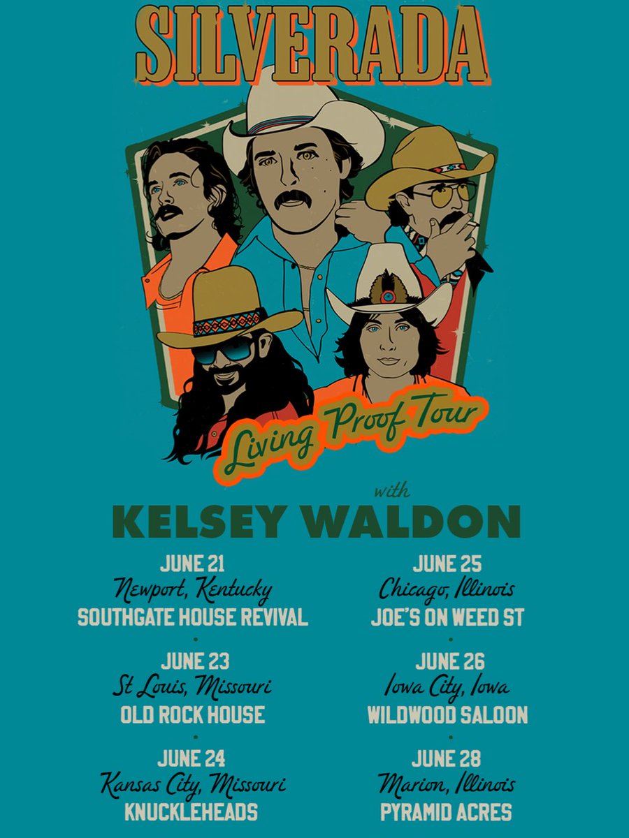 OpenHighwayFest's tweet photo. Beyond excited to welcome this tour as part of our fest this year! Don't miss @silveradamusic and @kelsey_waldon live at @oldrockhousestl on 6/23!
🎟️ https://t.co/Zzur0EvHyn https://t.co/CP0ar56y6b
