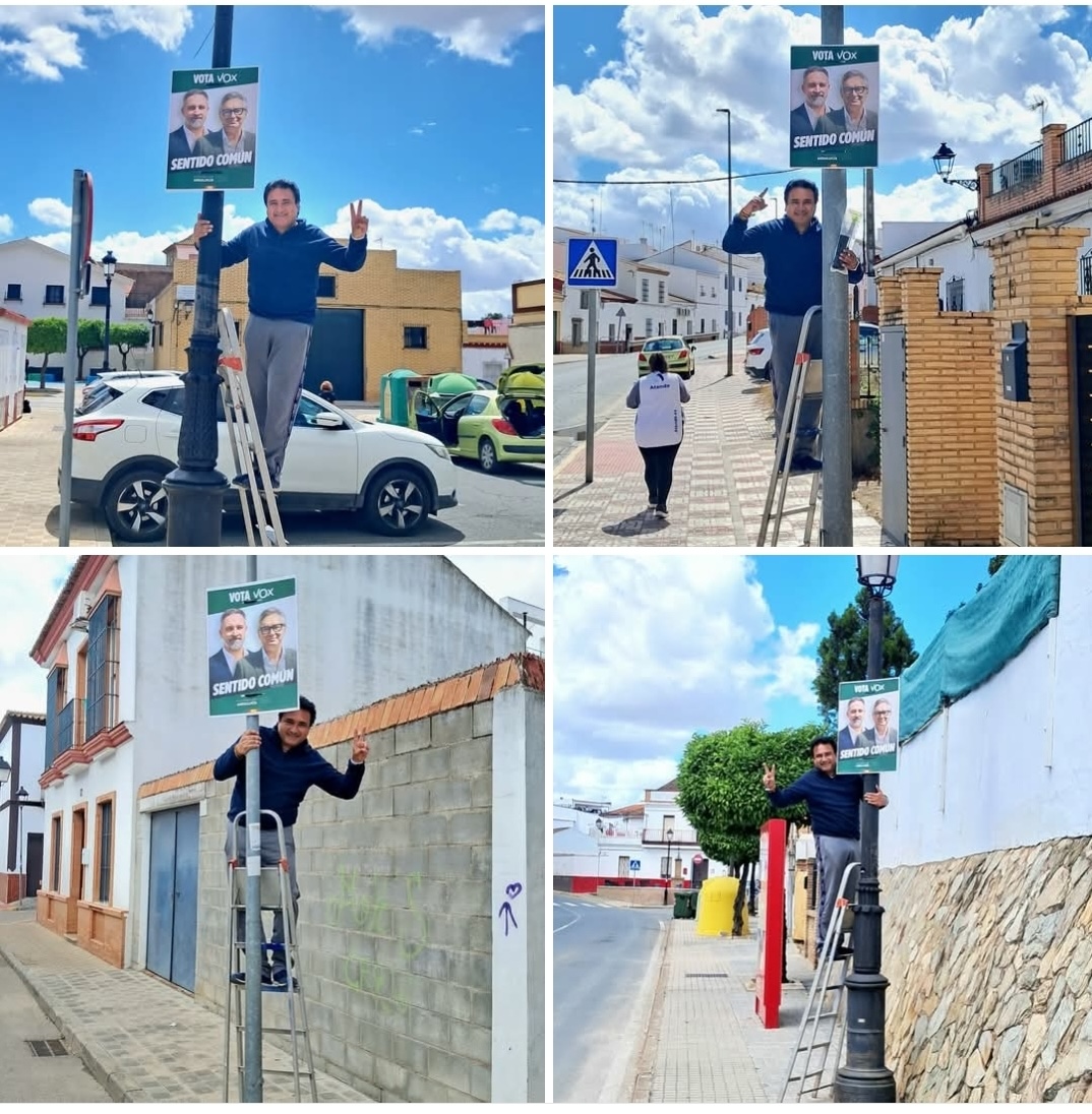 VoxOlivares's tweet photo. 🟢 Buena mañana hemos echado en Olivares! Y seguiremos toda la semana! 💪💪💪🇪🇦🇪🇦🇪🇦 #sentidocomun @voxsevilla https://t.co/WrHv4bMxzh