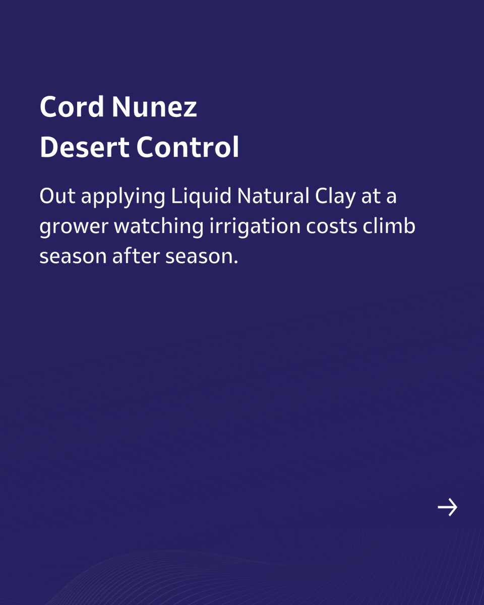 desert_control's tweet photo. Swipe through to see what we're working on, and why it matters.

More pilots underway across California this season. Updates to follow.

#LiquidNaturalClay #Agriculture #WaterScarcity #SoilHealth https://t.co/3BX7NcyPGF