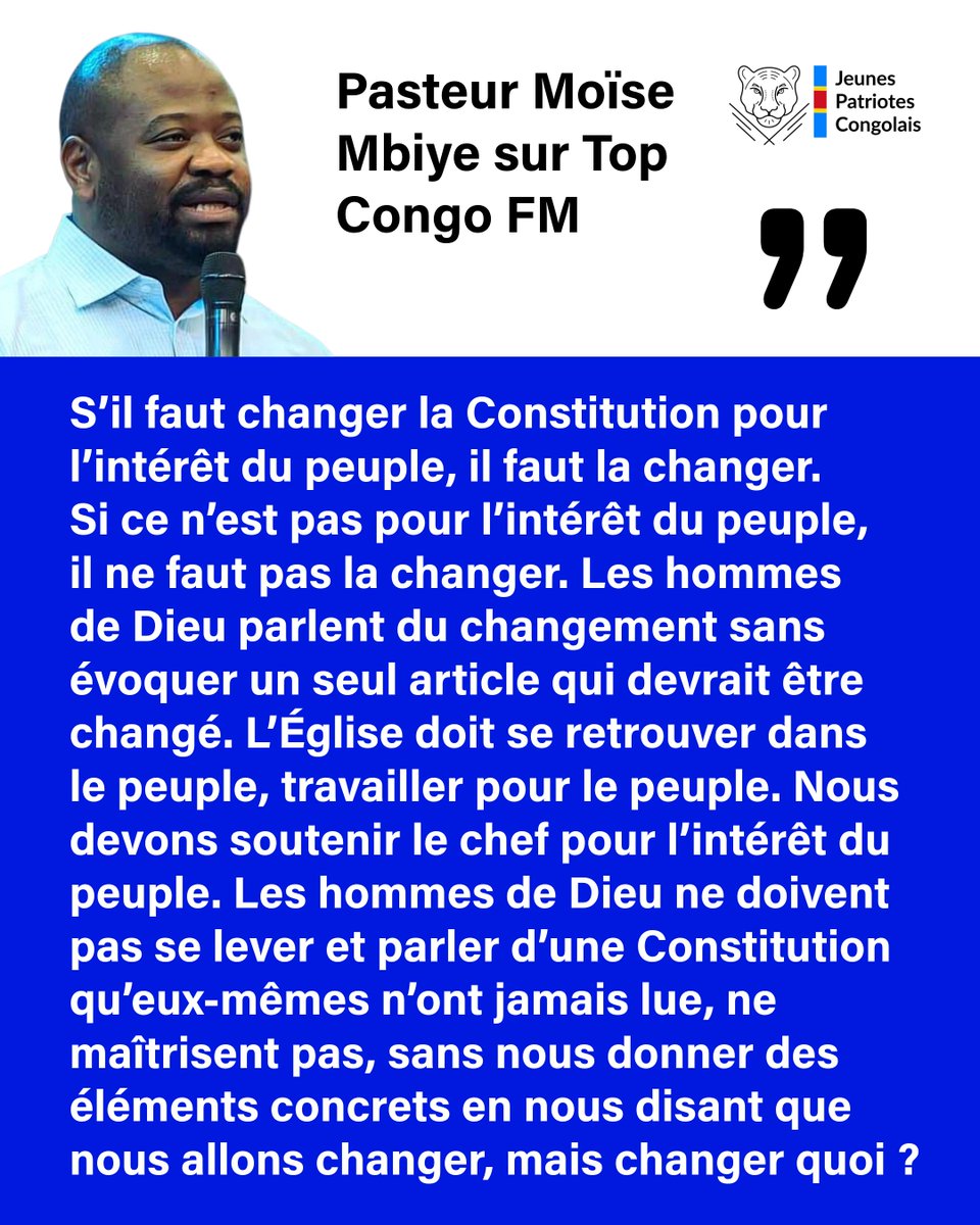 Jeunes Patriotes Congolais tweet media