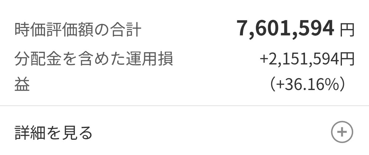 FANG＋伸びてて評価額めっちゃ増えててびっくり 2口座で評価額＋310万